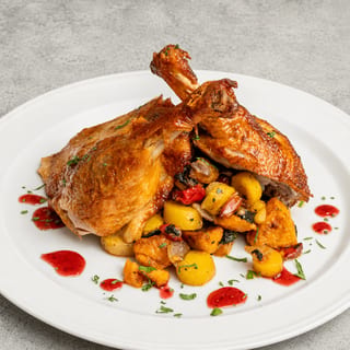 Half Roasted Duck
